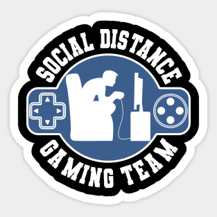 Social Distancing Gaming Gamer Corona Covid-19 Sticker